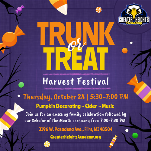 Greater Heights Trunk or Treat Harvest Festival